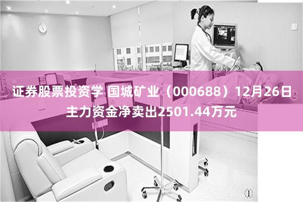 证券股票投资学 国城矿业（000688）12月26日主力资金净卖出2501.44万元